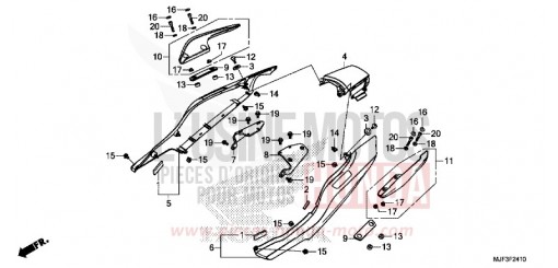WINDLAUF, HINTEN CTX700AE de 2014